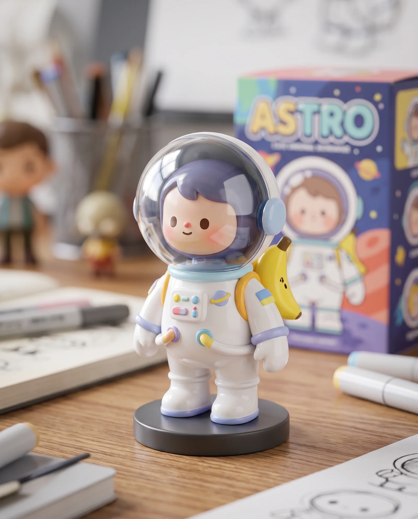 Astronaut collectible figurine — Nano Banana 2.1 example