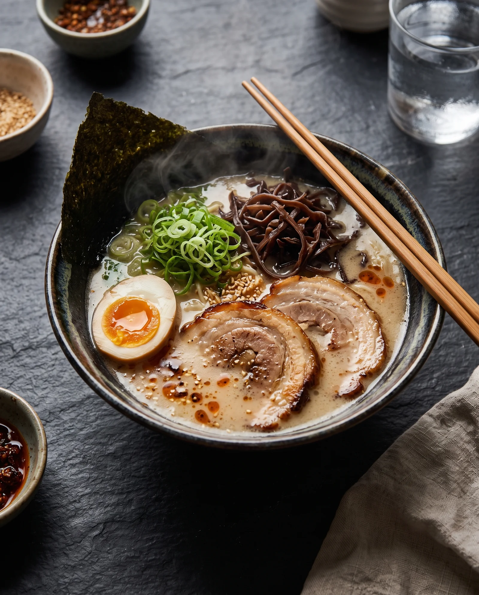Steaming tonkotsu ramen — Nano Banana 2.1 example